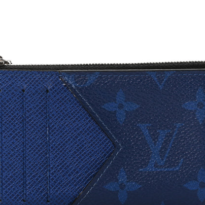 Louis Vuitton Taigarama Coin Card Holder Cobalt Blue 7 of 8