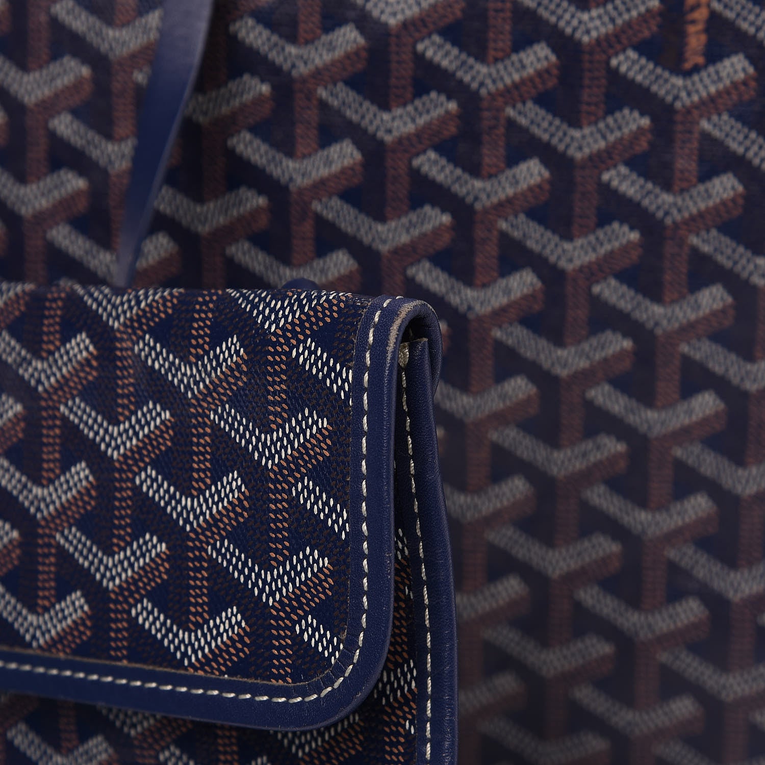 Goyard Goyardine Saint Louis PM Navy 13 of 15