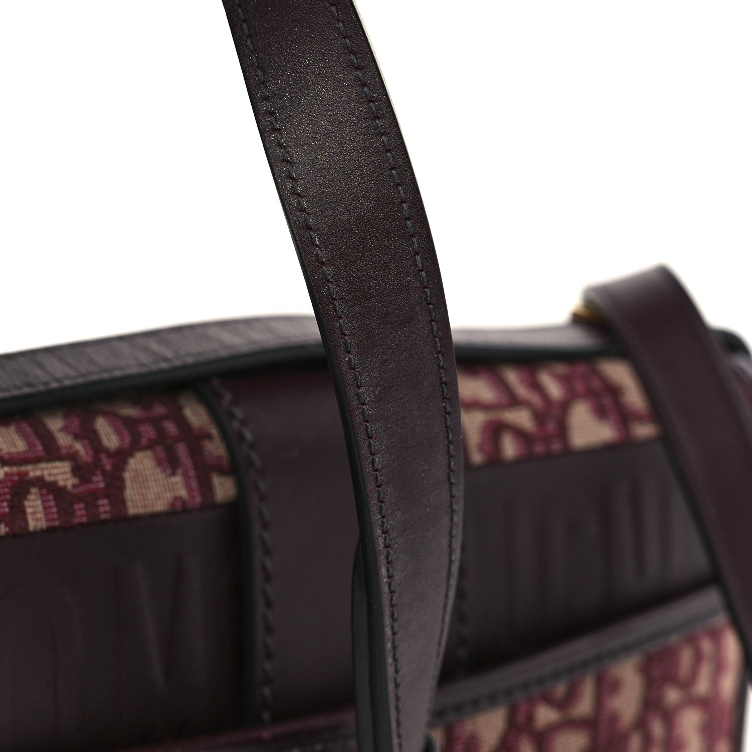 Christian Dior Oblique 30 Montaigne Flap Bag Burgundy 12 of 12