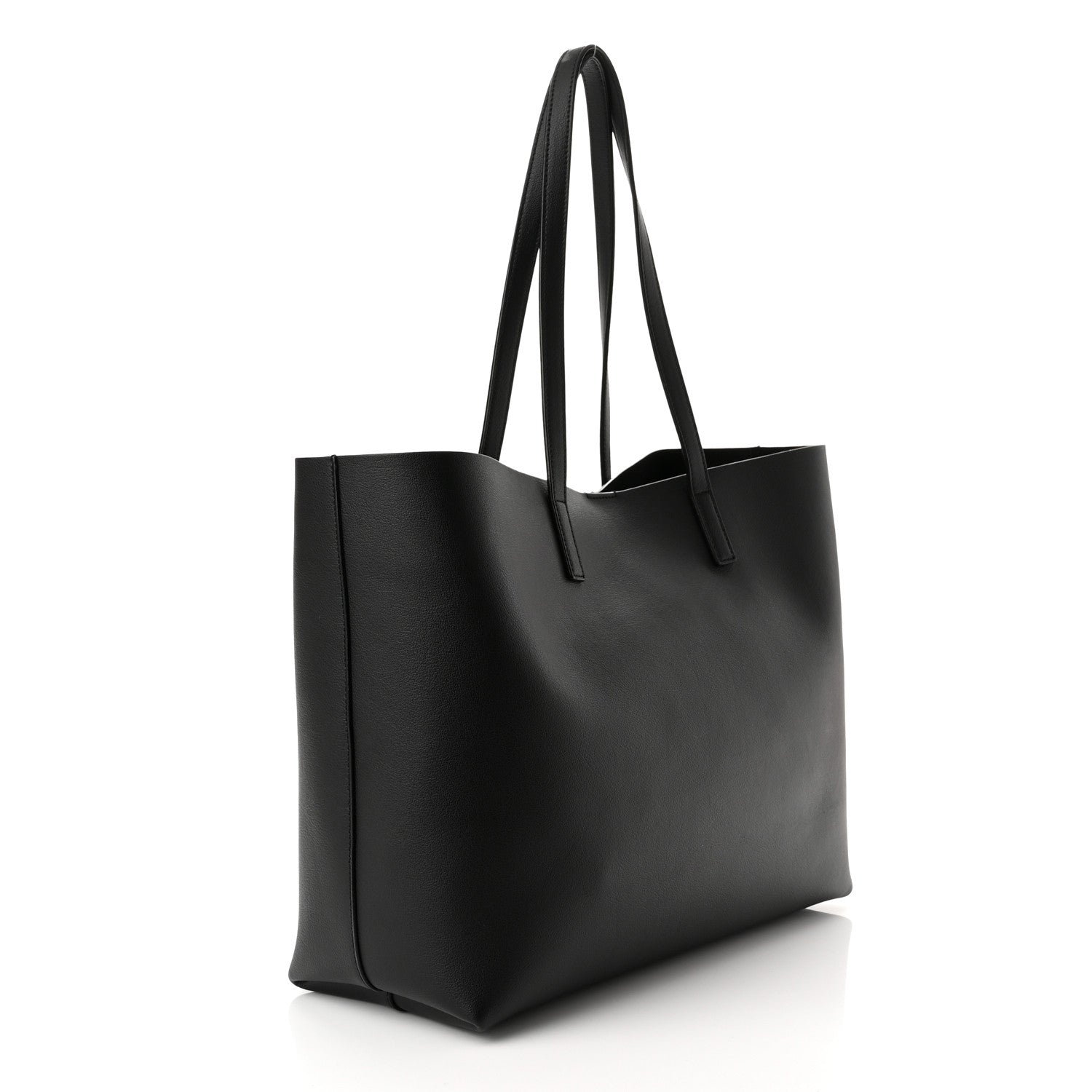 Saint Laurent Calfskin Large Shopping Tote Black 4 of 11