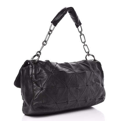 Chanel Lambskin Quilted Soft Squares Origami Flap Black 3 of 14