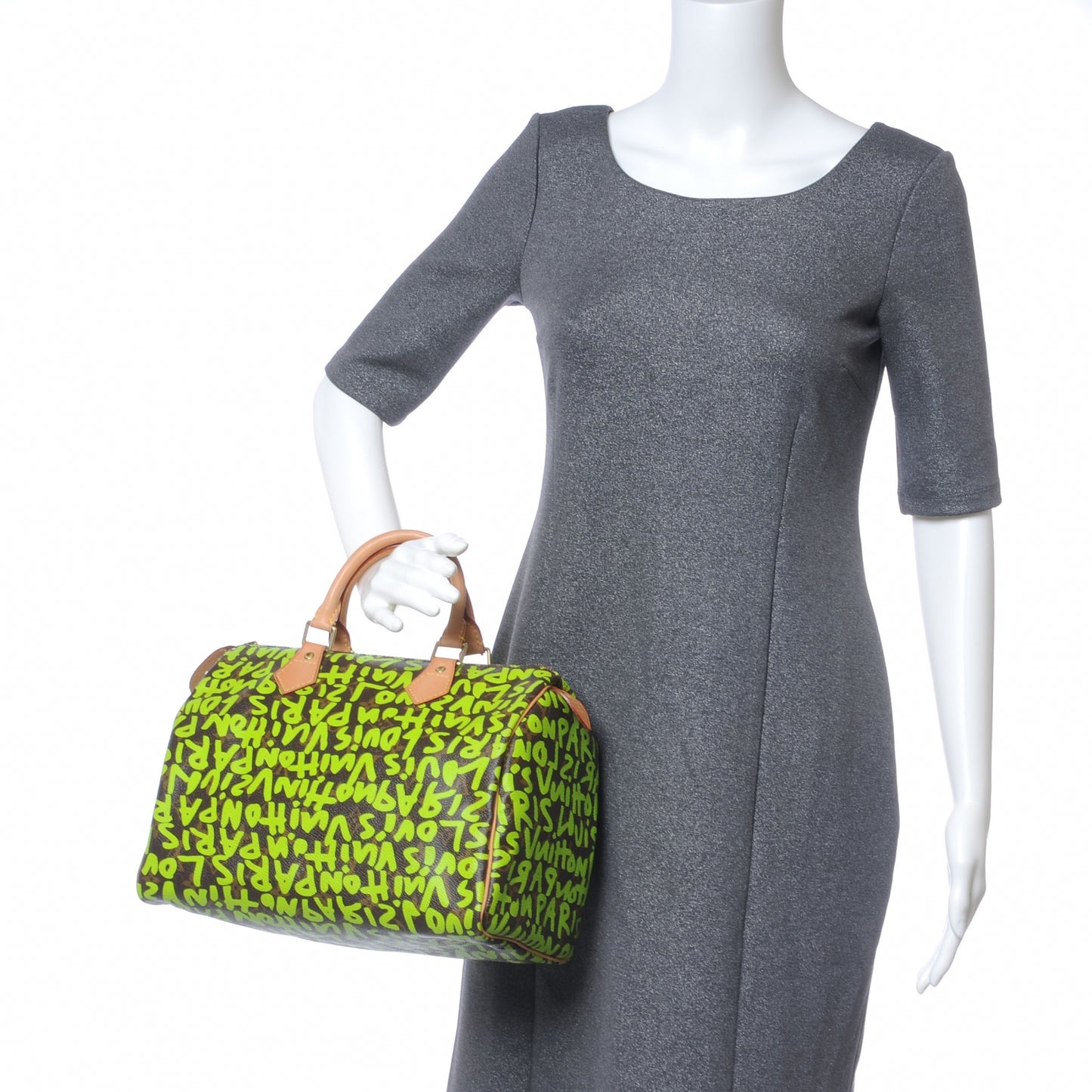 Monogram Graffiti Speedy 30 Green