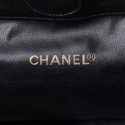 Chanel Lambskin CC Drawstring Backpack Black 5 of 10