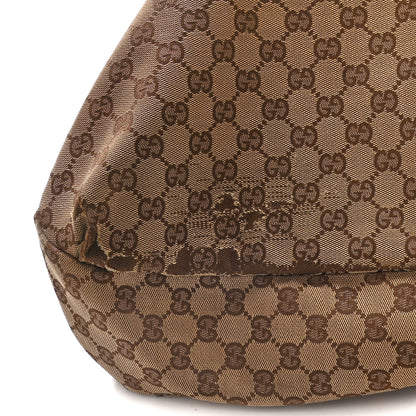 Gucci Monogram Large New Ladies Web Hobo Off White 22 of 22