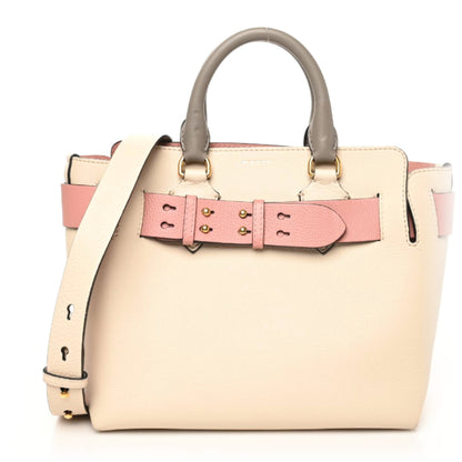 Burberry Soft Grain Calfskin Small Belt Bag Limestone Dusty Rose 1 of 8