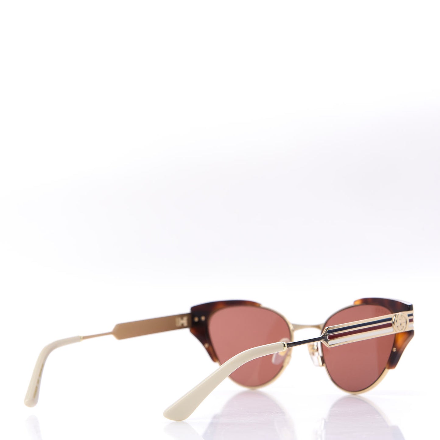 Cat Eye Web Sunglasses GG0522S Tortoise