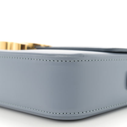 Celine Shiny Calfskin Triomphe Shoulder Bag Artic Blue 10 of 10