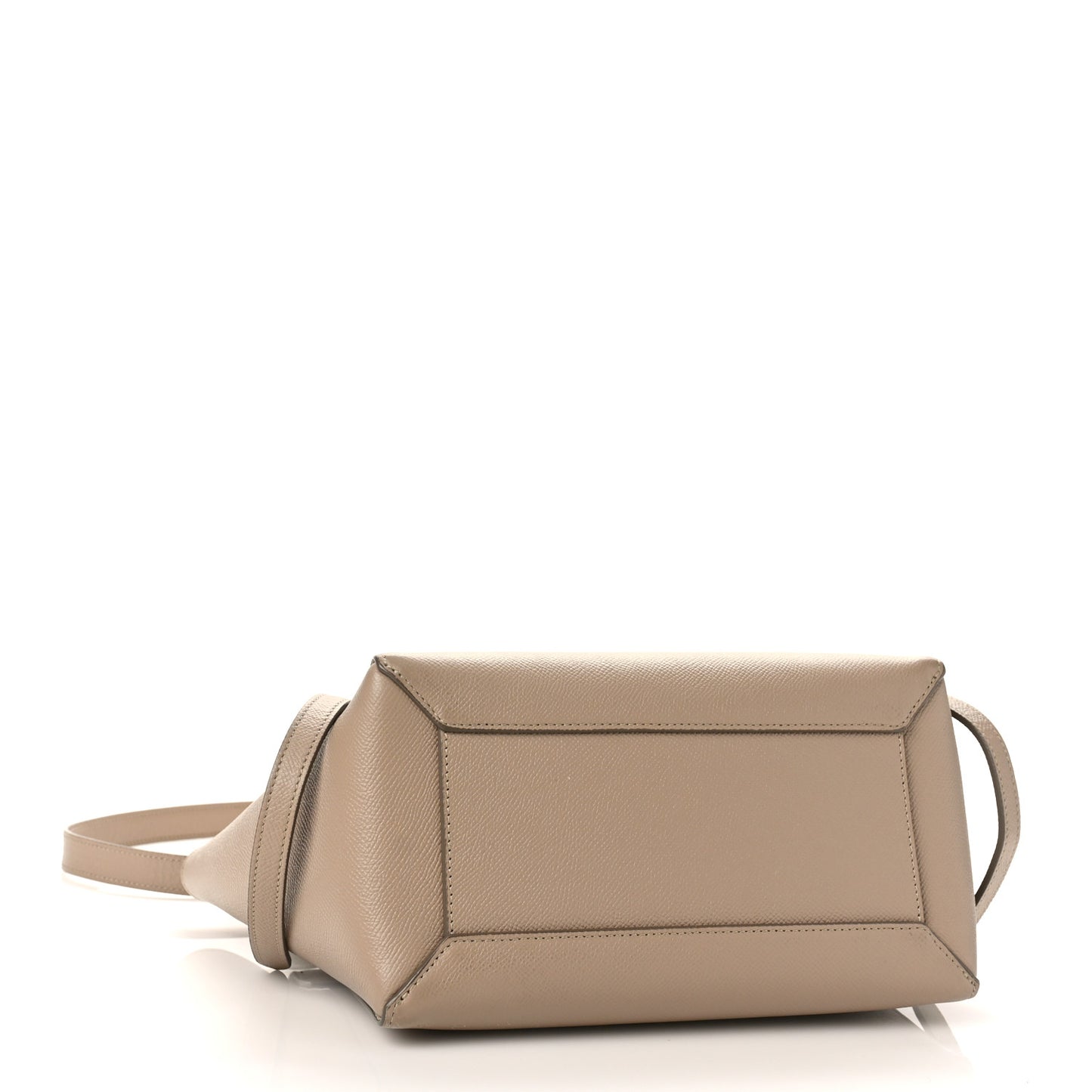 Grained Calfskin Nano Belt Bag Light Taupe