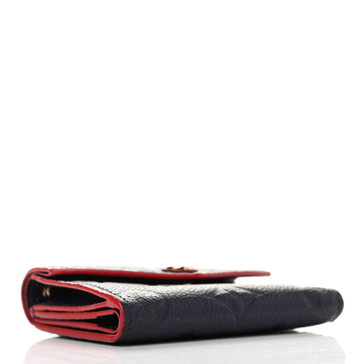 Empreinte Zoe Wallet Marine Rouge