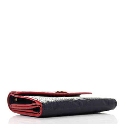 Louis Vuitton Empreinte Zoe Wallet Marine Rouge 3 of 6