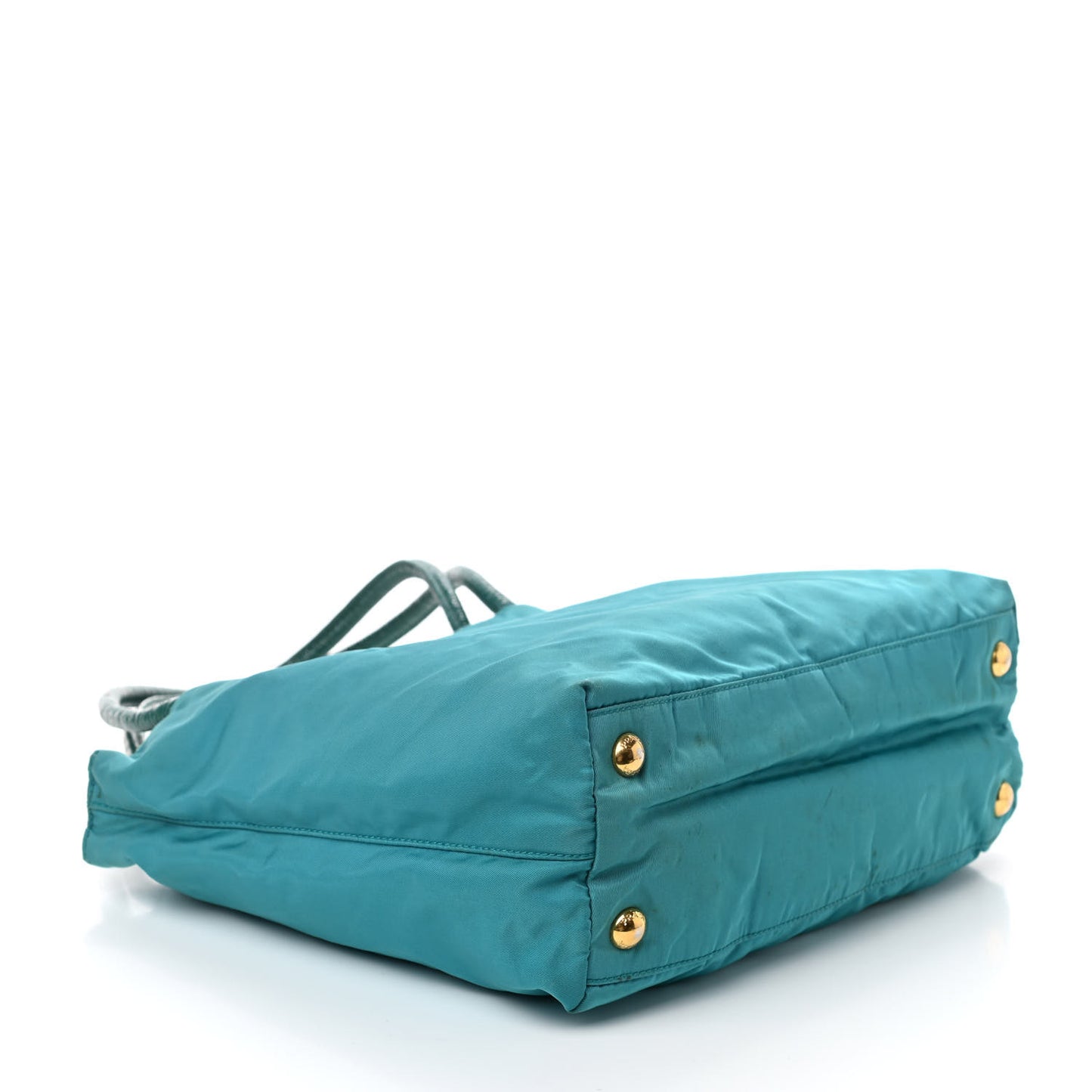 Tessuto Nylon Tote Turchese