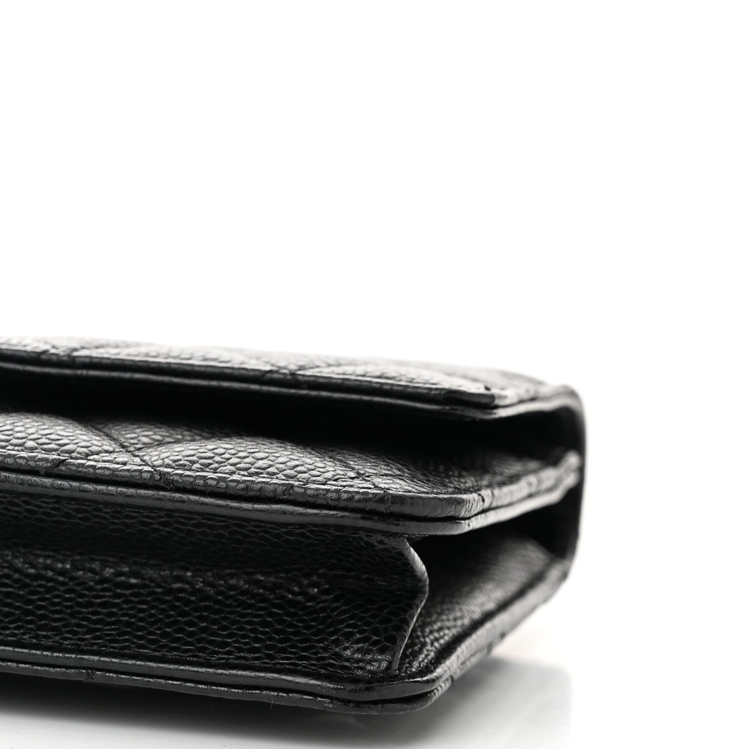 Chanel Caviar Quilted Wallet on Chain WOC Black 11 of 12