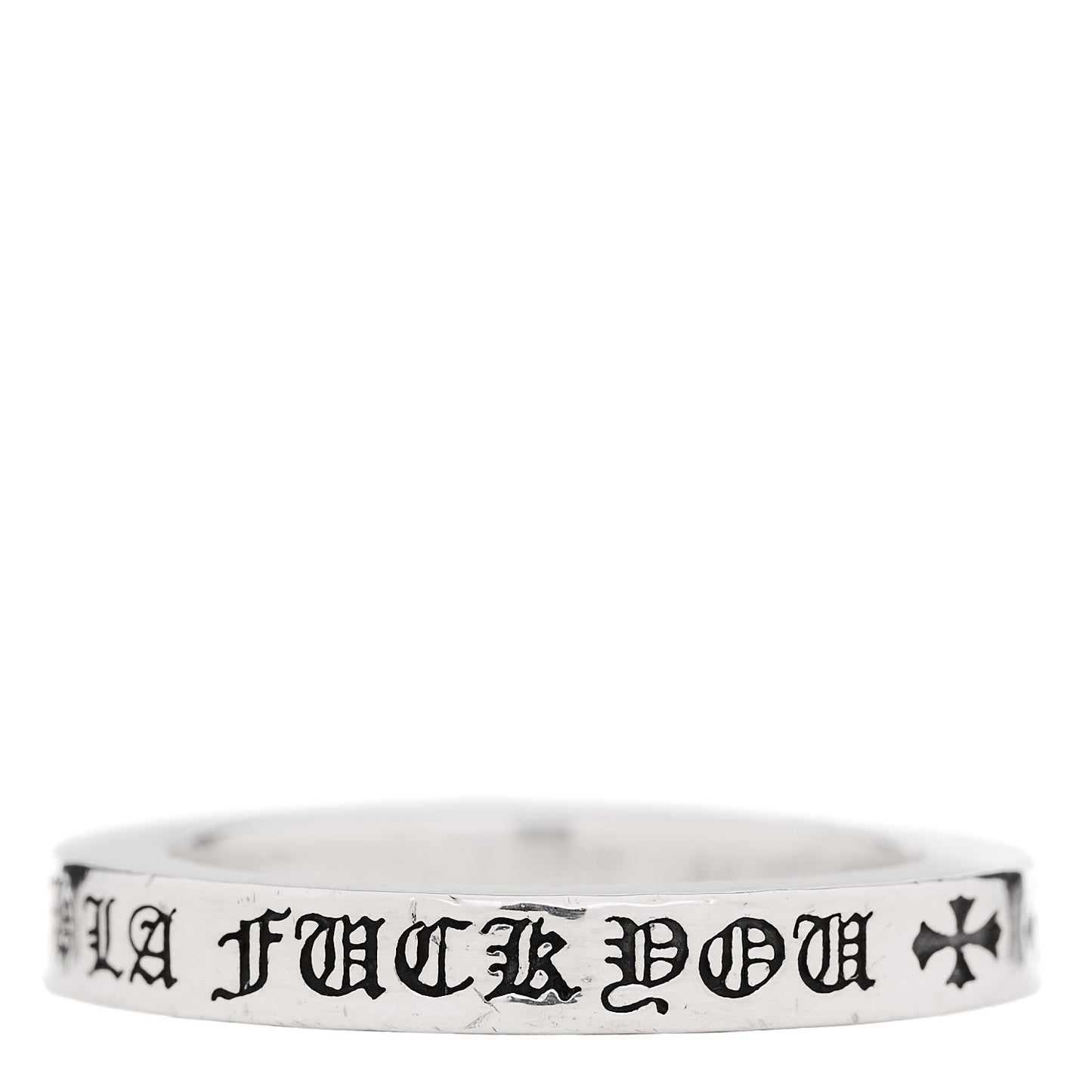 Sterling Silver CH LA Fck You Spacer Ring 57 8