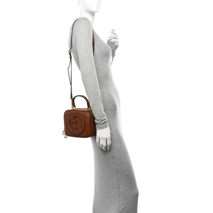 Gucci Sakai Be Green Calfskin Diagonal Stitched Blondie Top Handle Bag Cuir 2 of 13