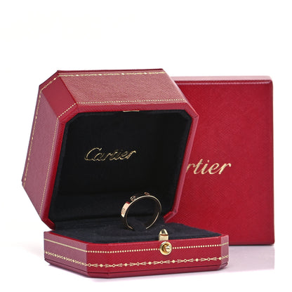 Cartier 18K Pink Gold 4mm LOVE Wedding Band Ring 57 8 5 of 5