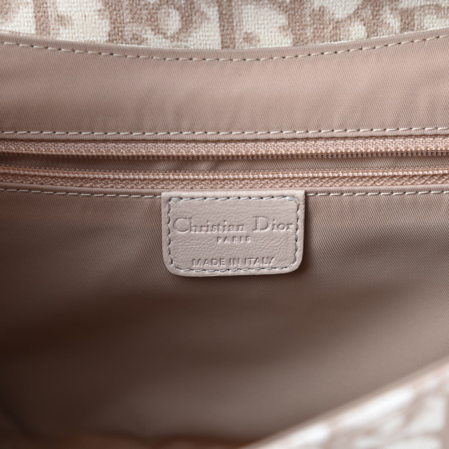 Christian Dior Monogram Romantique Trotter Bag Beige 6 of 14