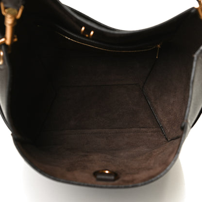Celine Soft Grained Calfskin Sangle Bucket Bag Brown 4 of 10
