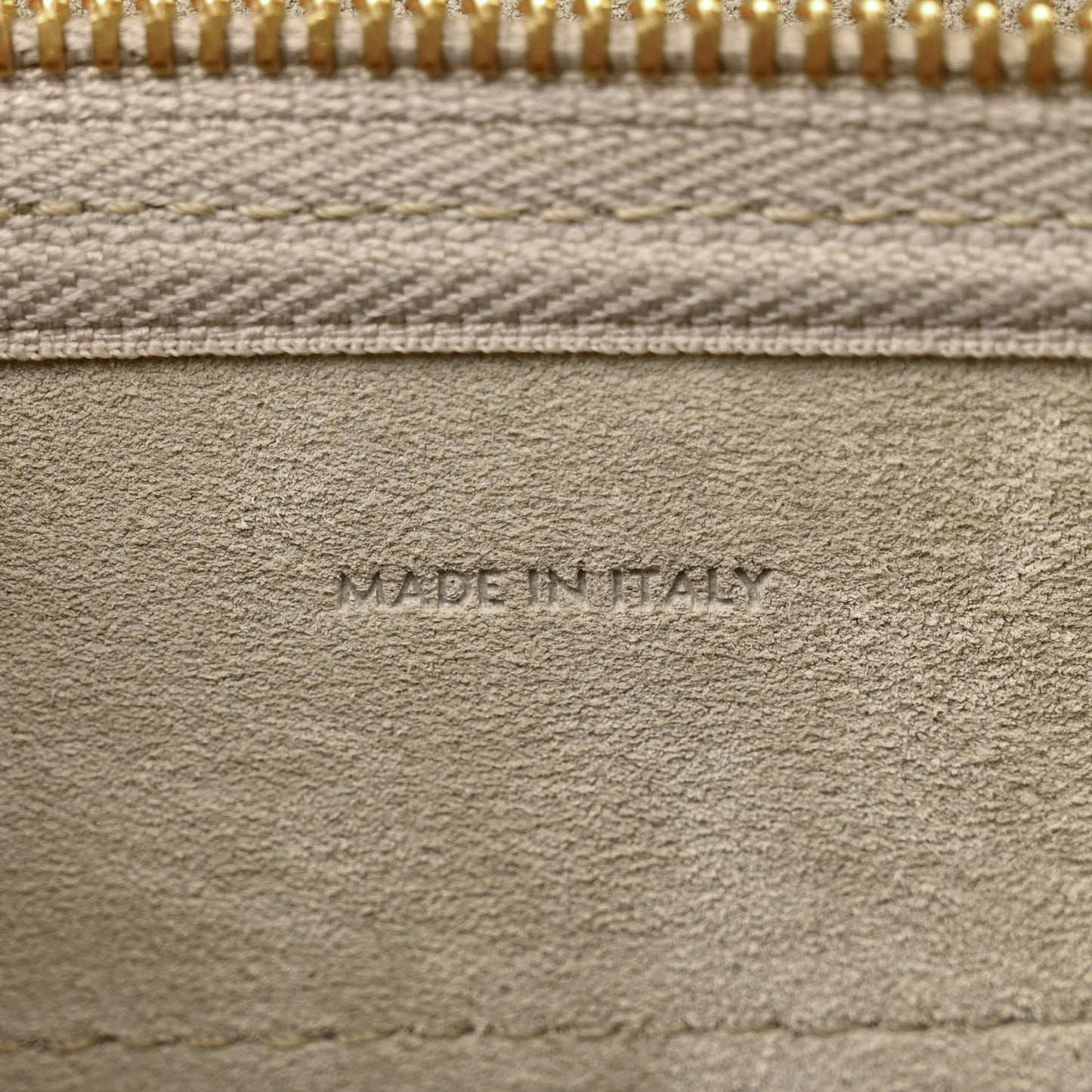 Grained Calfskin Nano Belt Bag Light Taupe