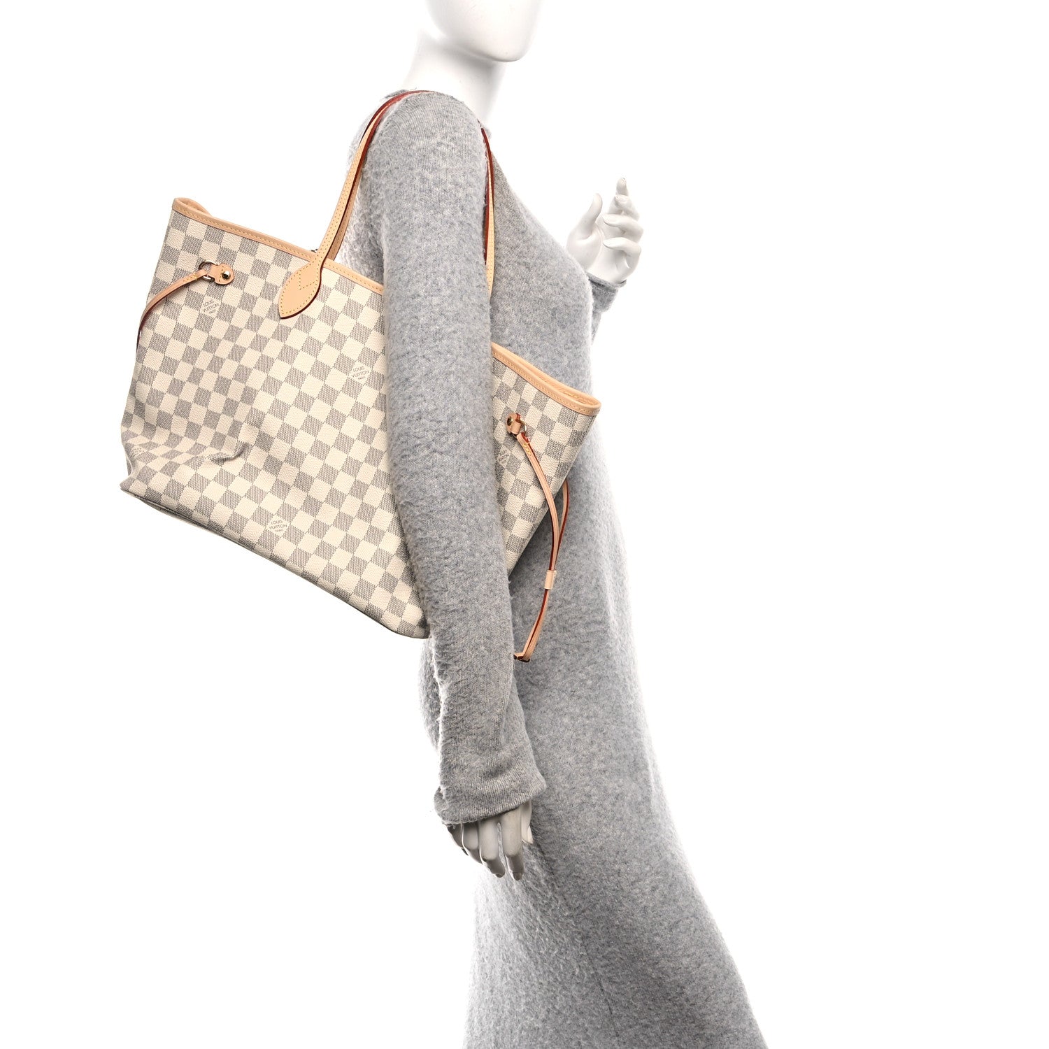 Louis Vuitton Damier Azur Neo Neverfull MM 2 of 11