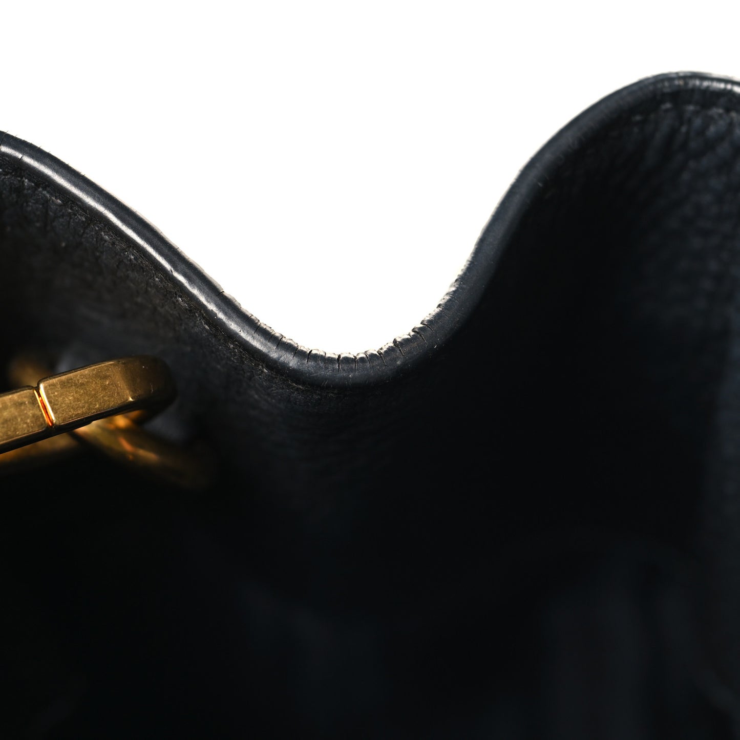 Vitello Daino Shopping Satchel Black
