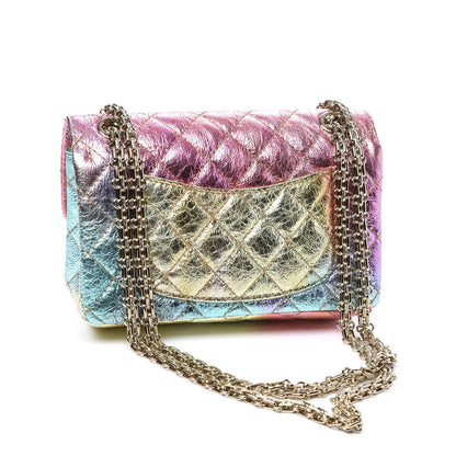 Chanel Metallic Goatskin Quilted Mini 2.55 Reissue Flap Multicolor 1 of 9