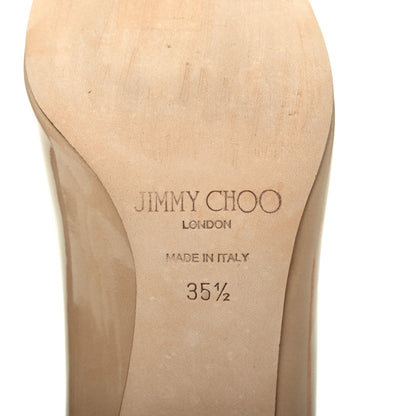 Jimmy Choo Patent Agnes 85 Pumps 35.5 Beige 6 of 9