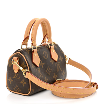 Louis Vuitton Monogram Nano Speedy Bandouliere 3 of 10