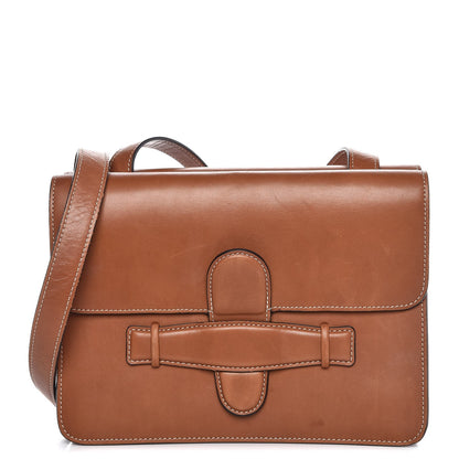 Celine Natural Calfskin Medium Symmetrical Bag Chestnut 1 of 18