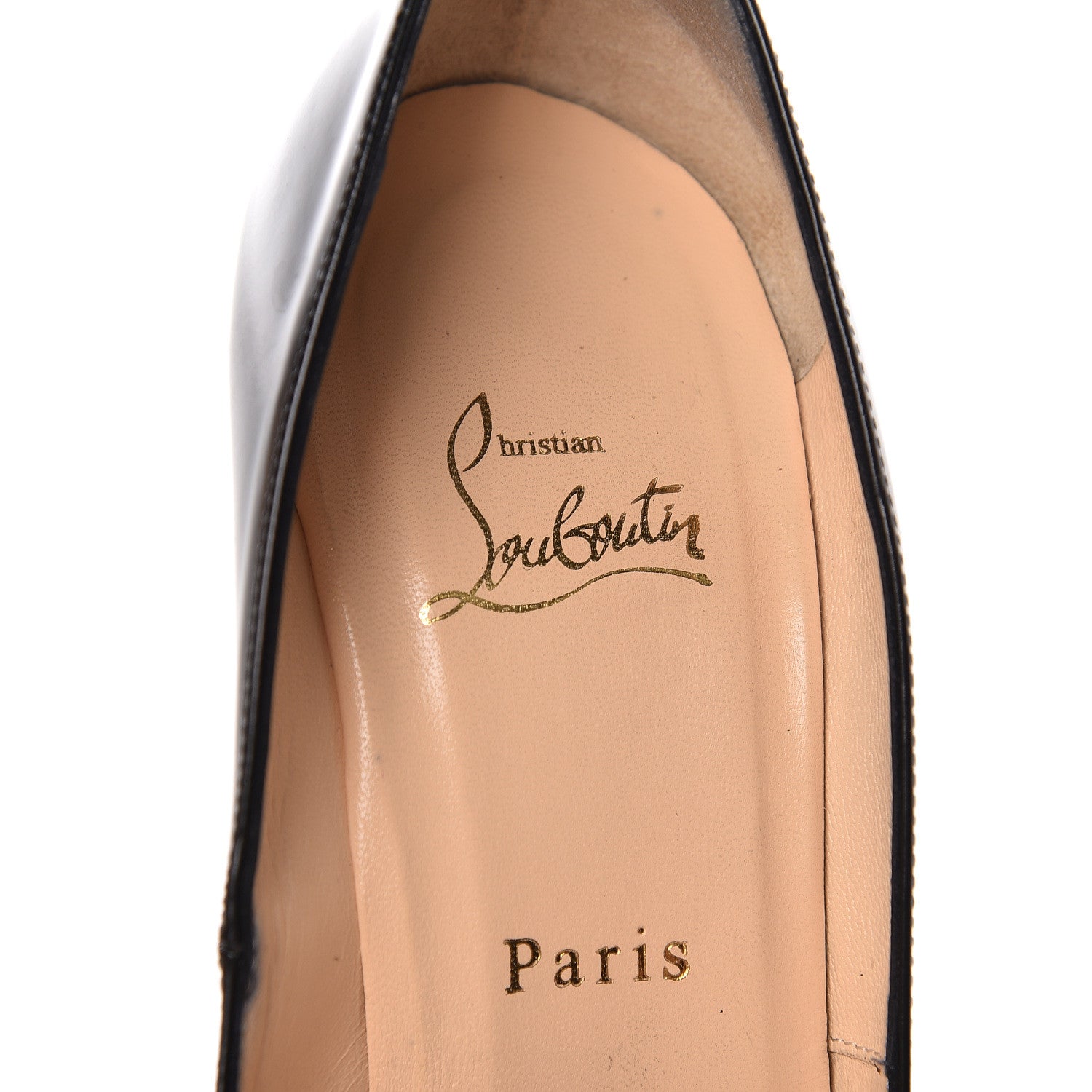 Christian Louboutin Jazz Calfskin Decollete 868 100 Pumps 39.5 Black 9 of 11