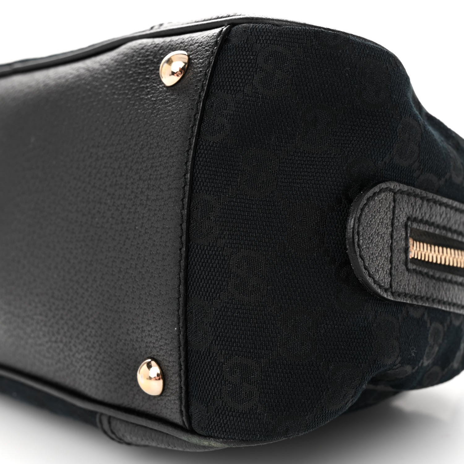 Gucci Monogram Small Princy Satchel Black 10 of 13