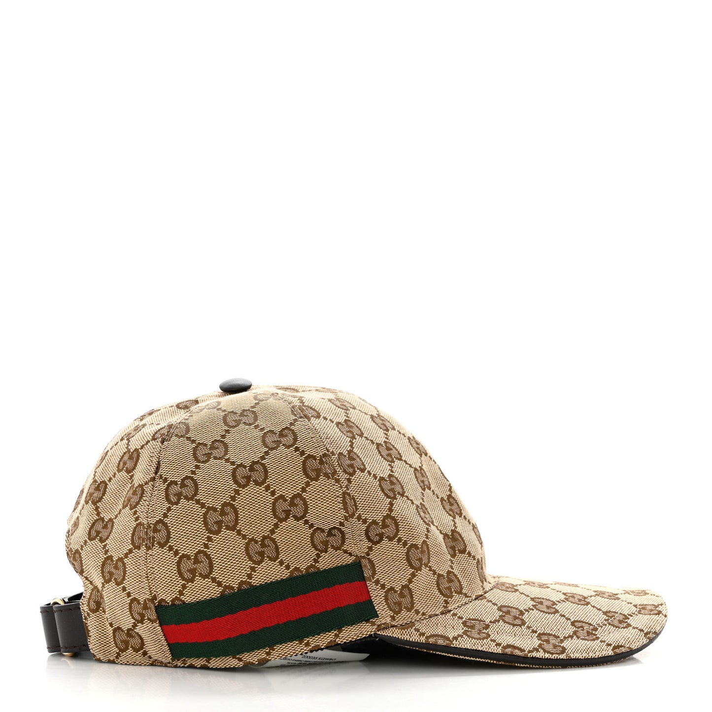 Monogram Web Baseball Hat S Beige Cocoa