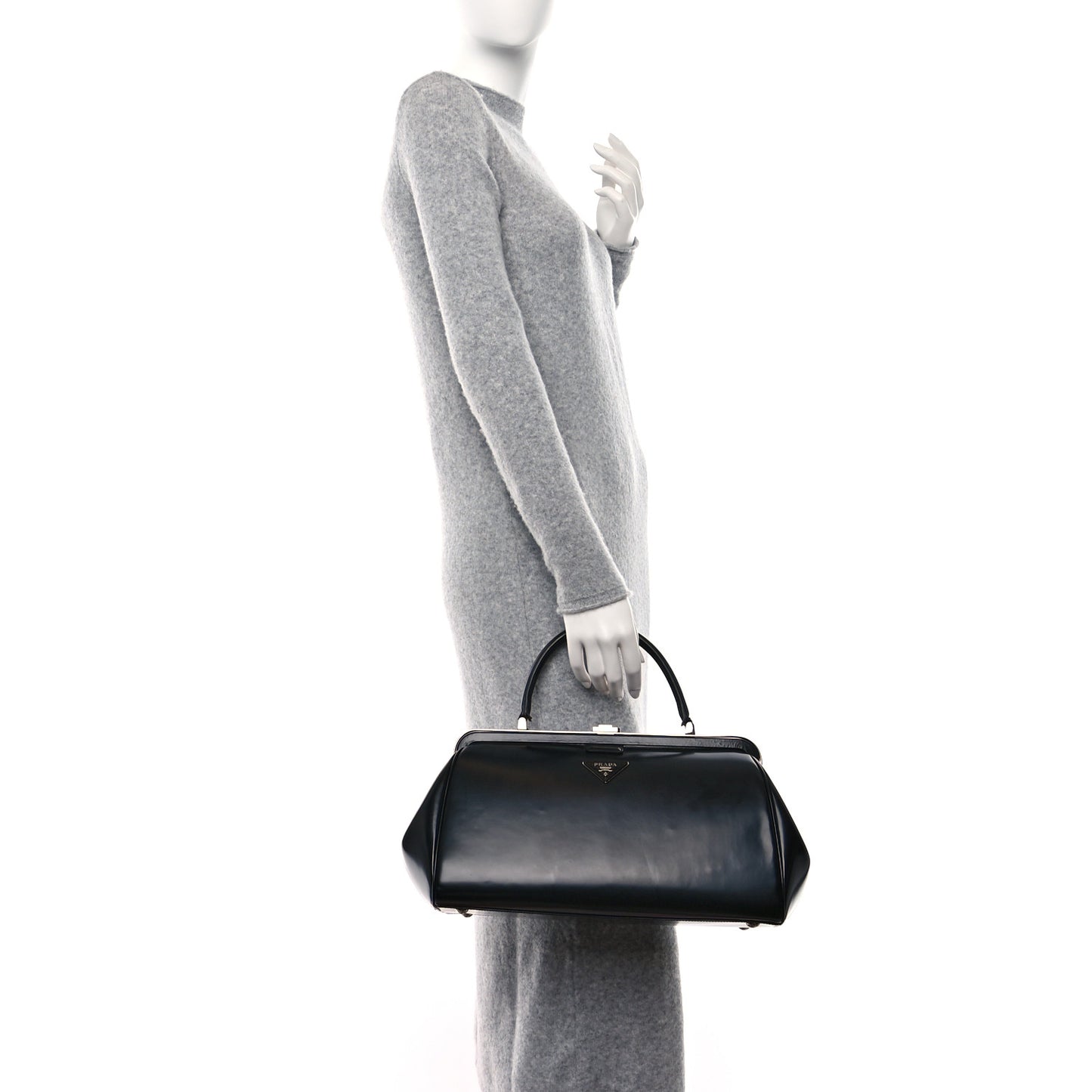Spazzolato Frame Bag Black