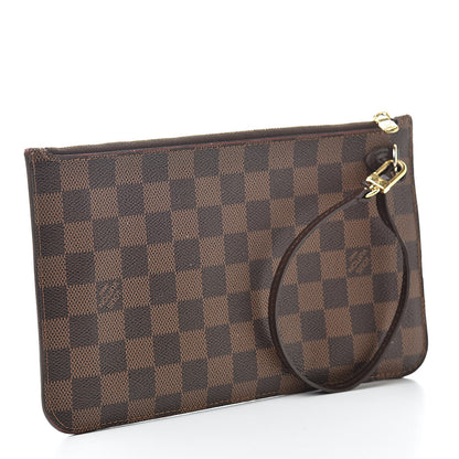 Louis Vuitton Damier Ebene Neverfull MM GM Pochette 3 of 15