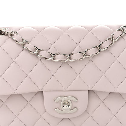 Chanel Lambskin Quilted Small Double Flap Light Purple 8 of 10