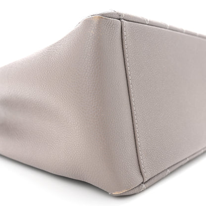 Chanel Caviar Quilted Grand Shopping Tote GST Light Grey 10 of 16