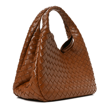 Bottega Veneta Nappa Intrecciato Medium Campana Shoulder Bag Tannin 3 of 11