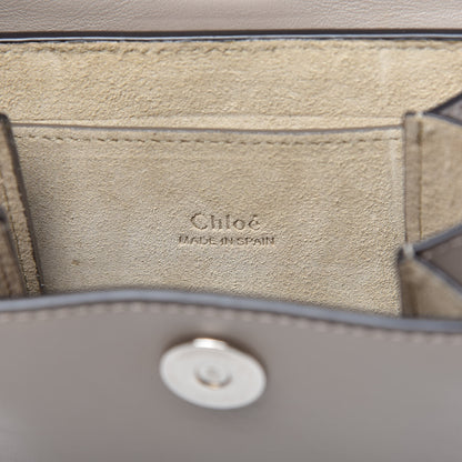 Chloe Suede Calfskin Mini Faye Bracelet Bag Motty Grey 8 of 10