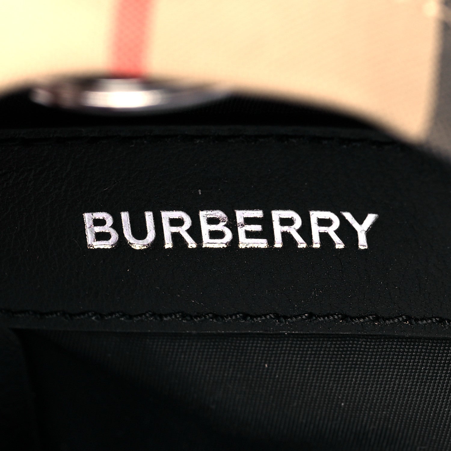 Burberry Vintage Check Backpack Key Charm Brown 6 of 11