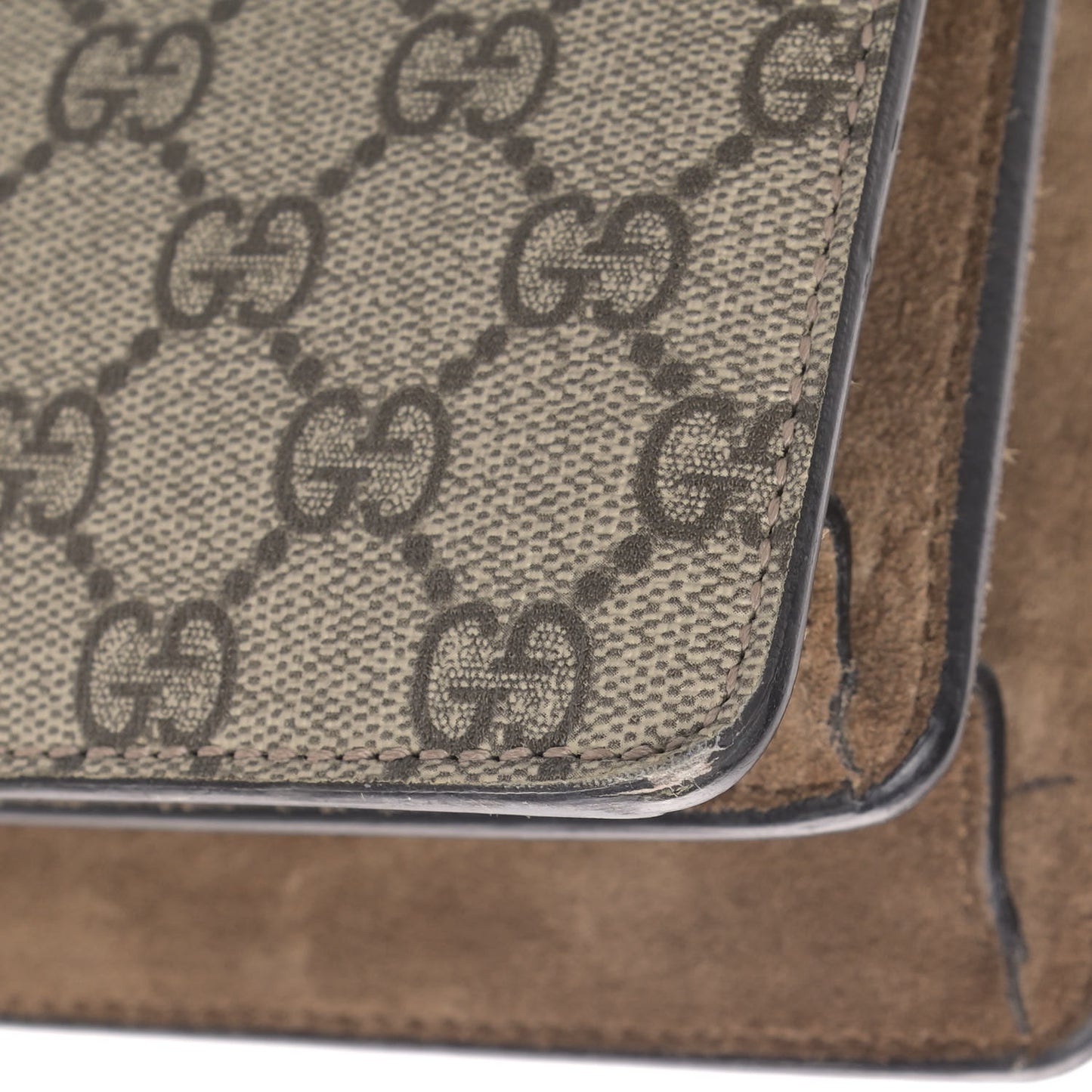 GG Supreme Monogram Small Dionysus Shoulder Bag Taupe