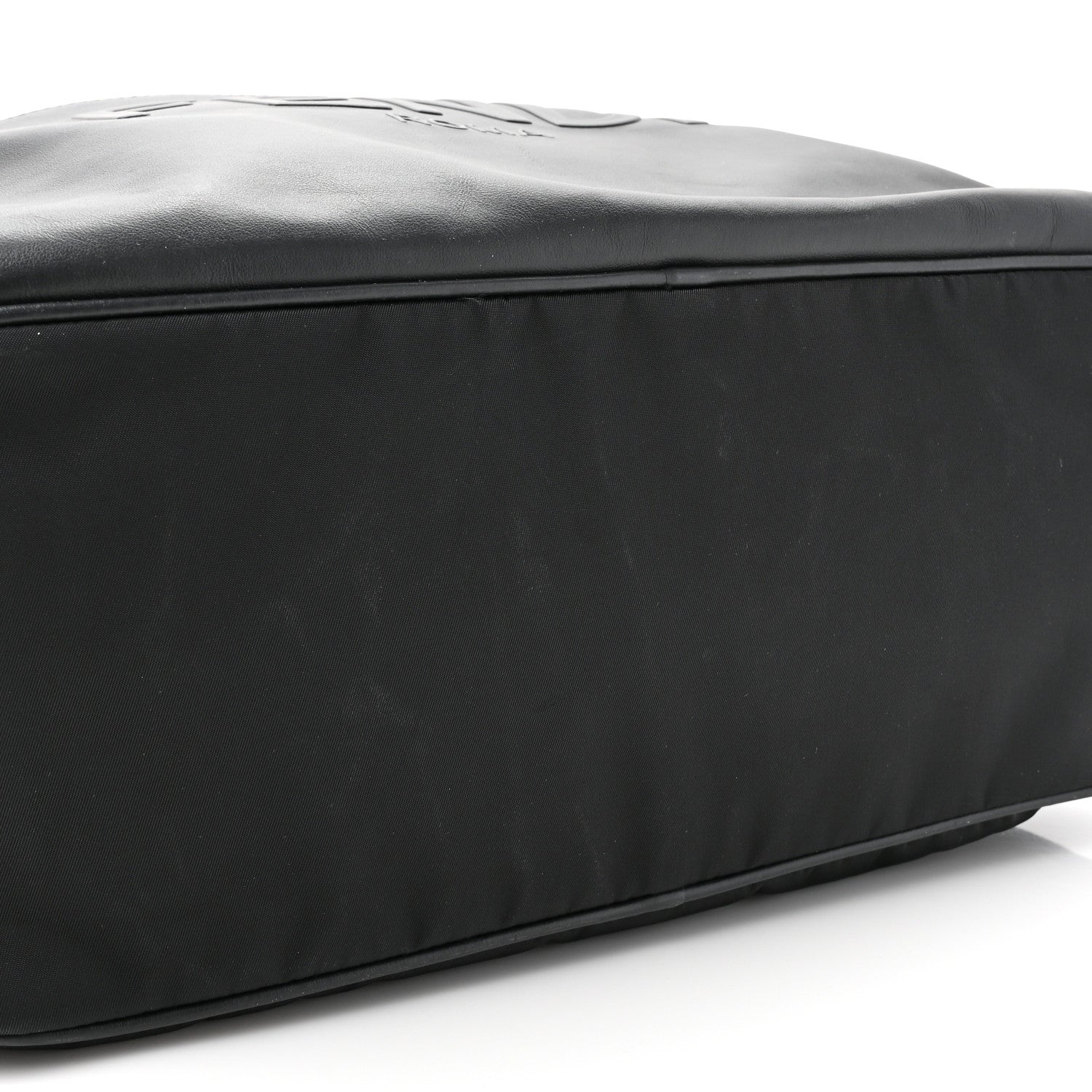 Fendi Calfskin Nylon FF Logo Embossed Changing Bag Black 12 of 12