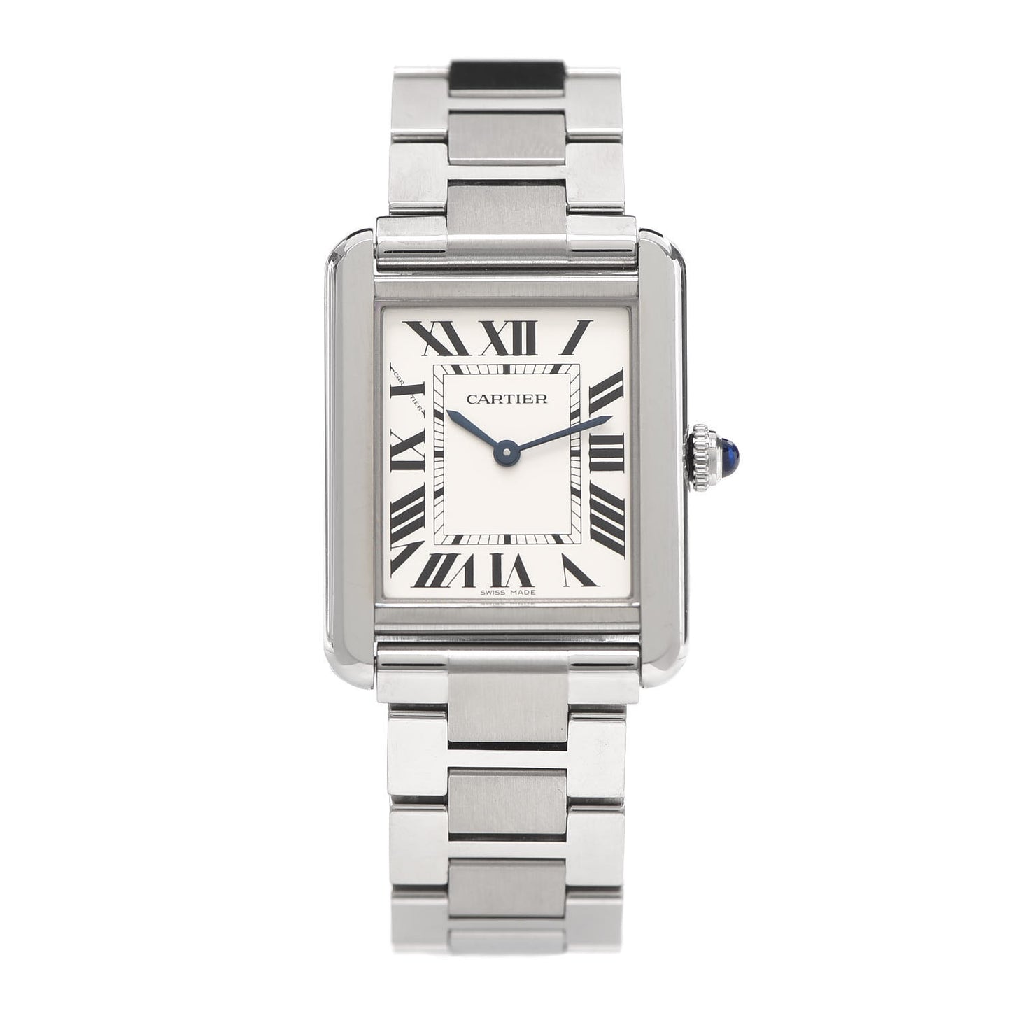 Stainless Steel 24mm Tank Solo Quartz Watch