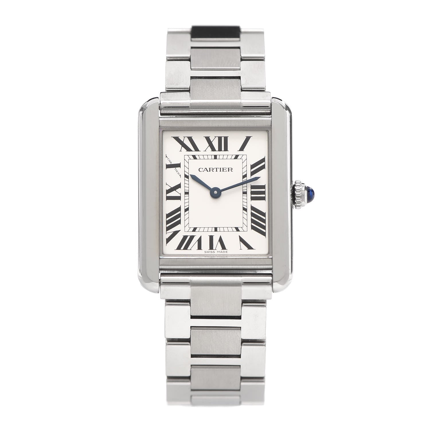 Cartier Stainless Steel 24mm Tank Solo Quartz Watch 1 of 6