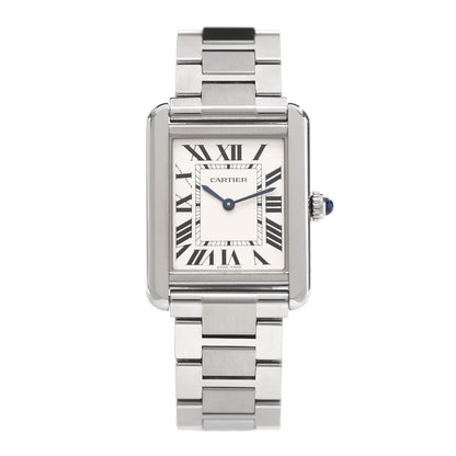 Cartier Stainless Steel 24mm Tank Solo Quartz Watch 1 of 6