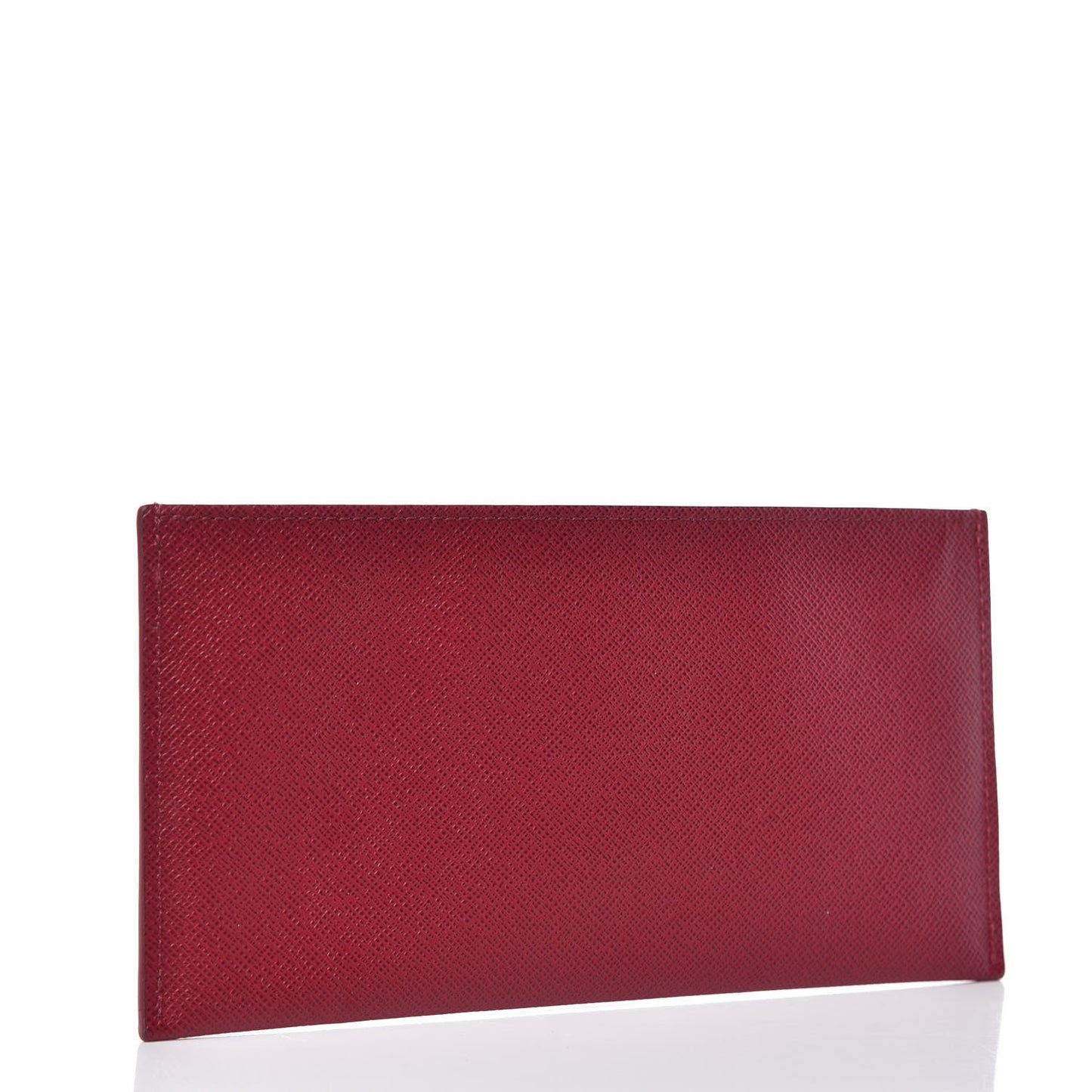 Calfskin Felicie Card Holder Insert Fuchsia
