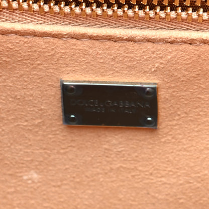 Dolce & Gabbana Calfskin DG Logo Flap Crossbody Bag Red 6 of 10