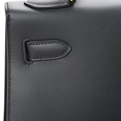 Hermes Sombrero Kelly Sellier 32 Black 12 of 13