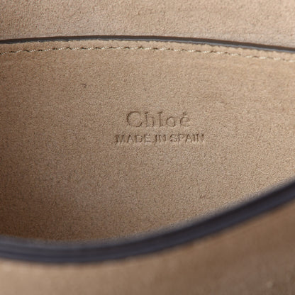 Chloe Suede Calfskin Small Faye Shoulder Bag Motty Grey 6 of 8