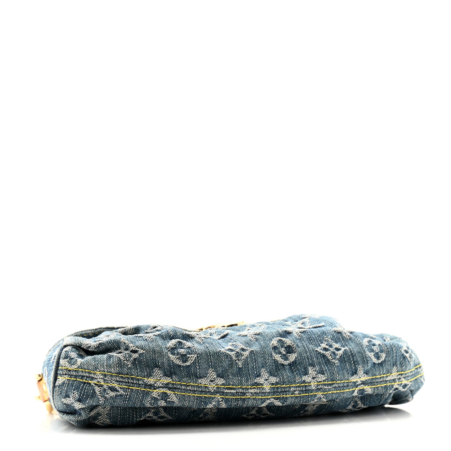 Louis Vuitton Monogram Denim Mini Pleaty Blue 4 of 12