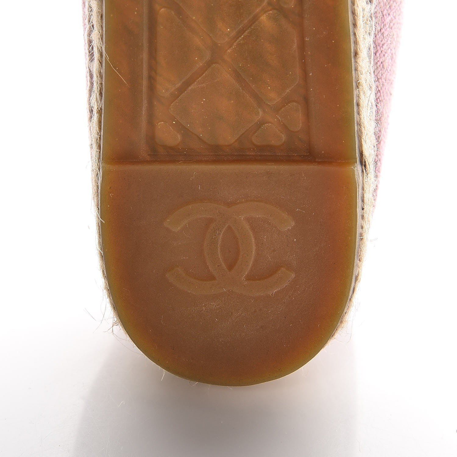 Chanel Toile Sequin CC Espadrilles 39 Pink Dark Pink 9 of 10