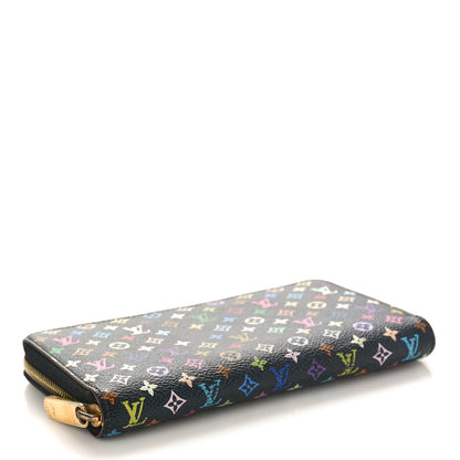 Louis Vuitton Monogram Multicolor Zippy Wallet Black Grenade 4 of 9